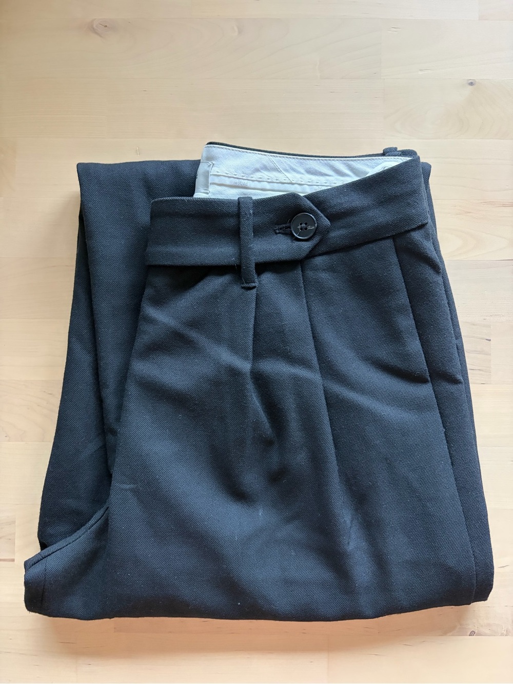 Aritzia Black Dress Trousers with Button Waist